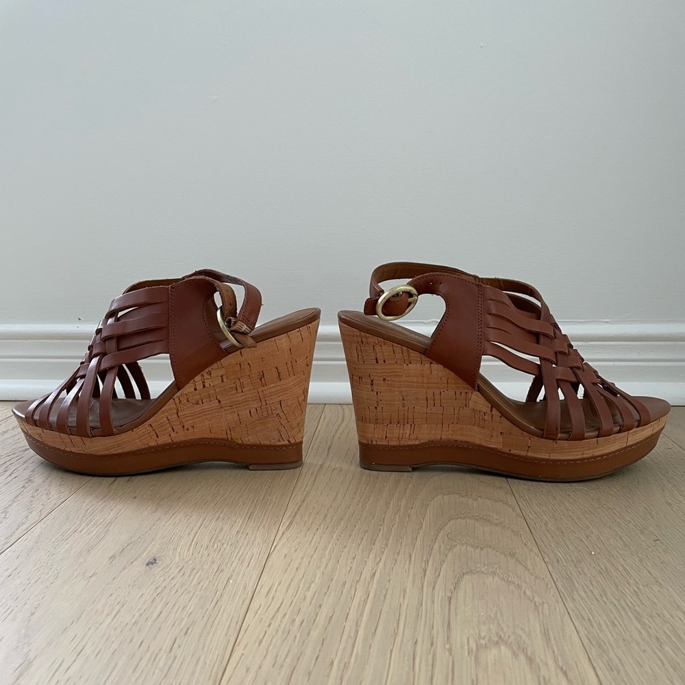 Franco Sarto Cork Wedges - Picture 5 of 9